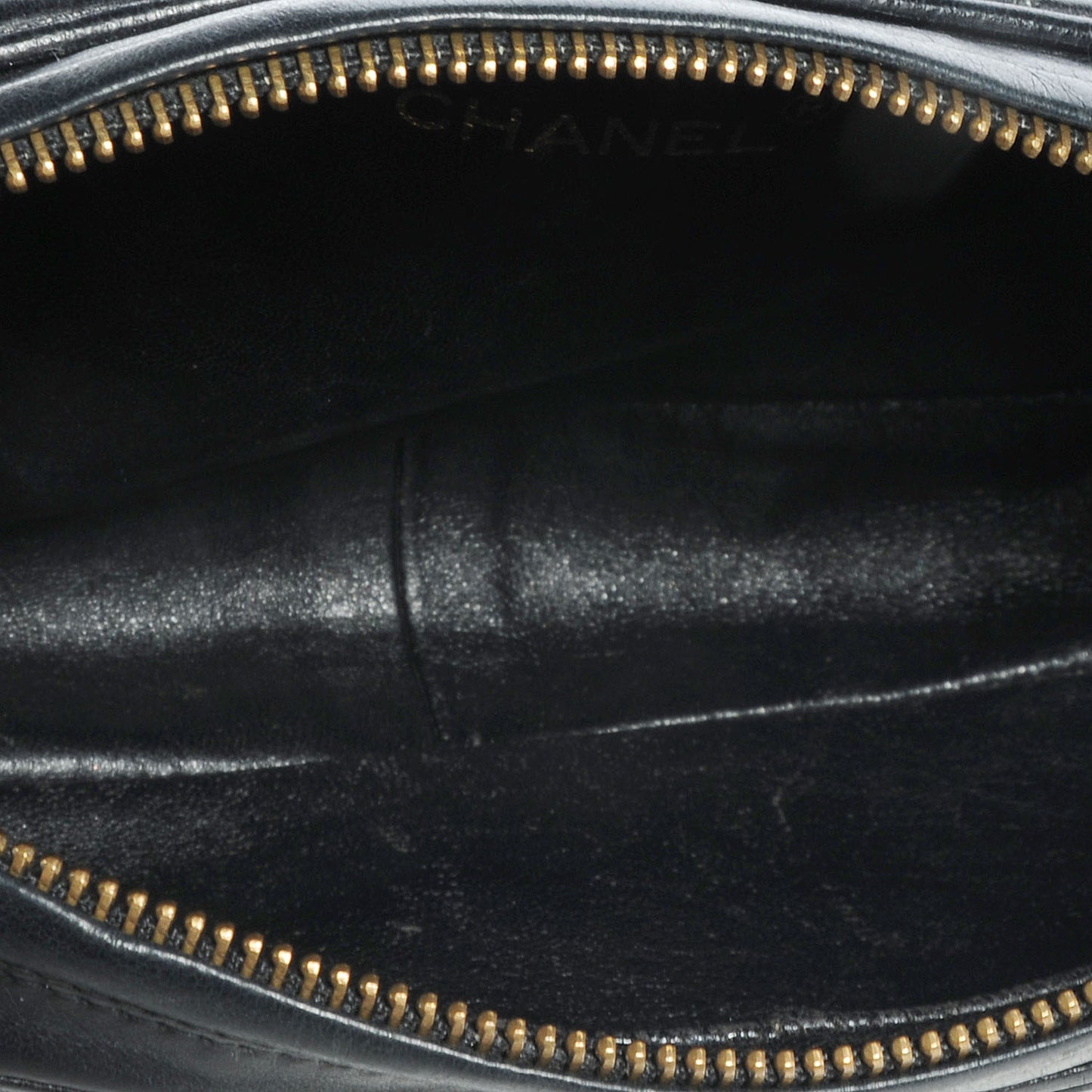 Lambskin Tassel Camera Case Black