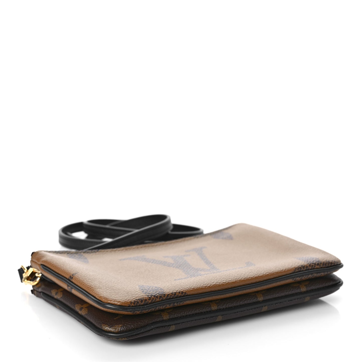 Reverse Monogram Giant Double Zip Pochette