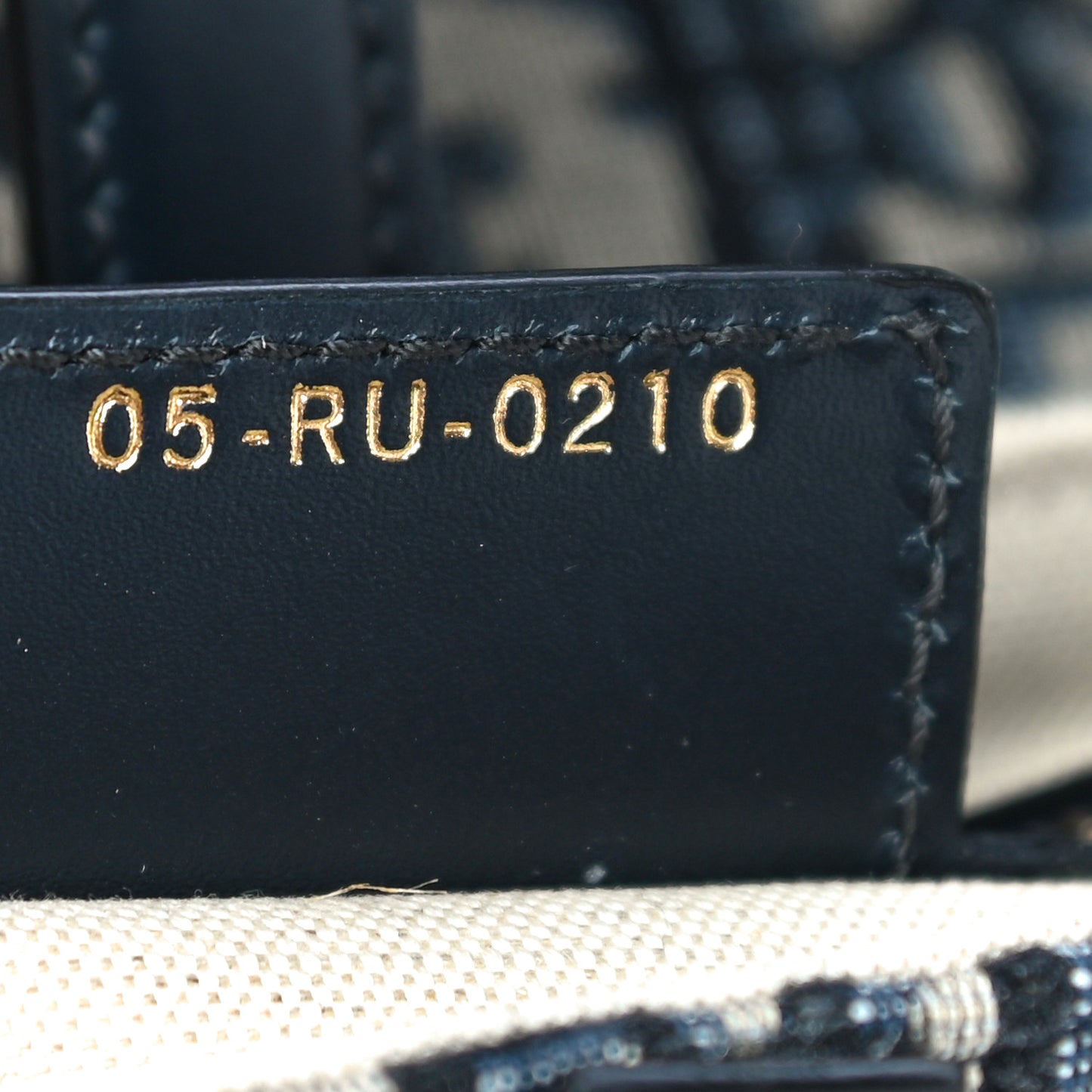 Oblique Saddle Bag Blue