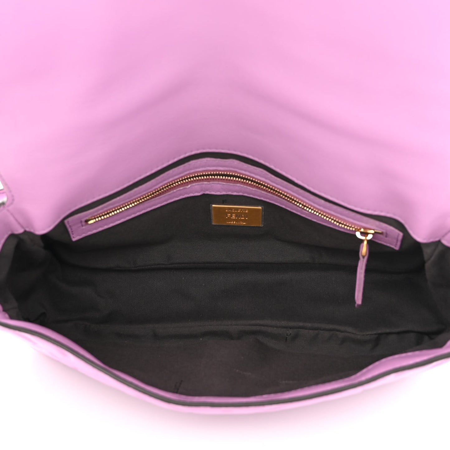 Nappa FF 1974 Embossed Baguette Agapanto