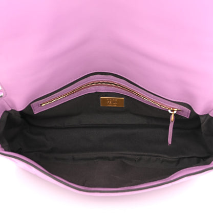 Fendi Nappa FF 1974 Embossed Baguette Agapanto 5 of 11