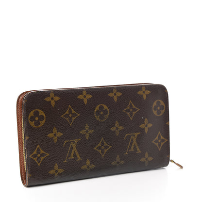 Louis Vuitton Monogram Porte-Monnaie Zippy Wallet 2 of 9