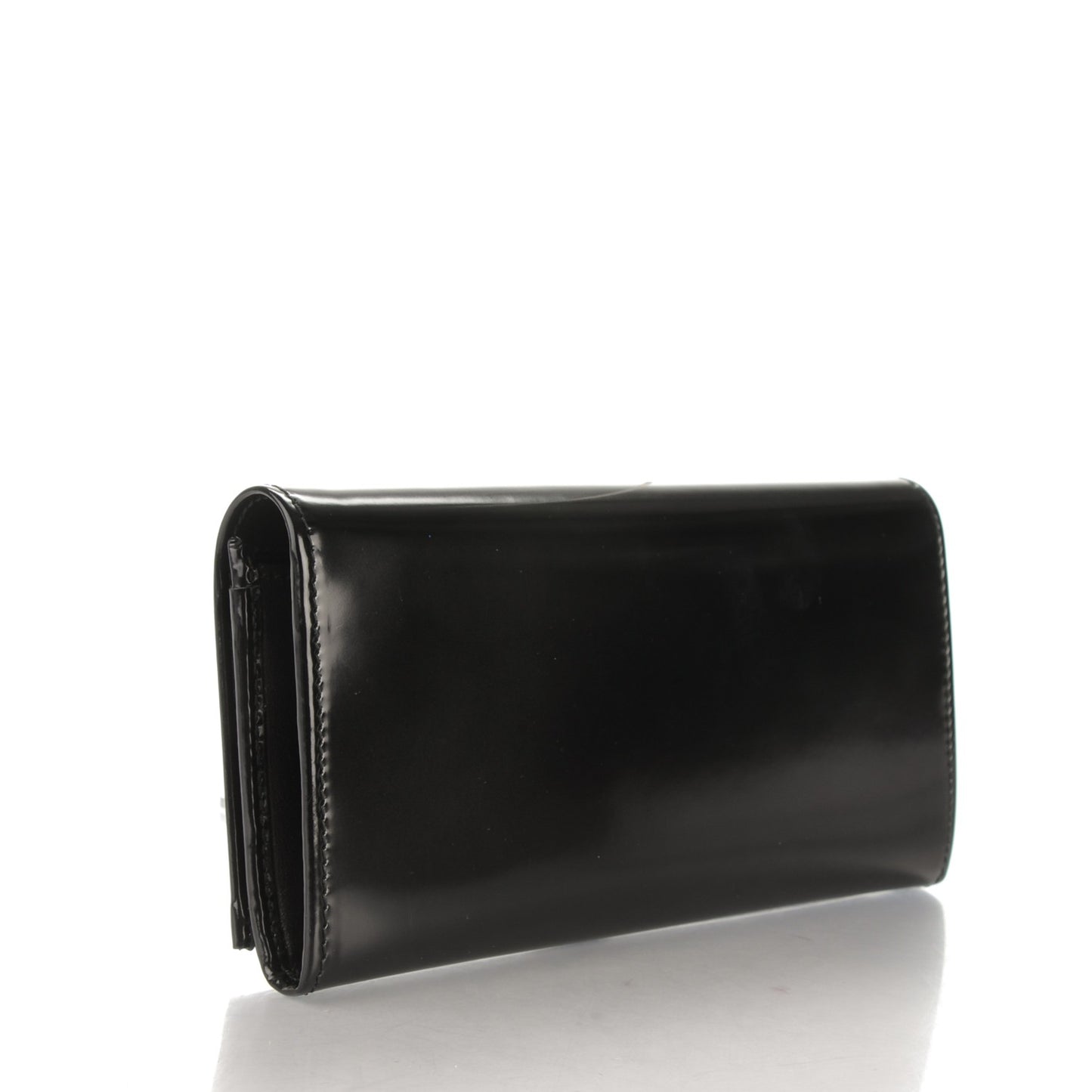 Shade Lux Calfskin Swarovski Crystal GG Sparkling Continental Wallet Black