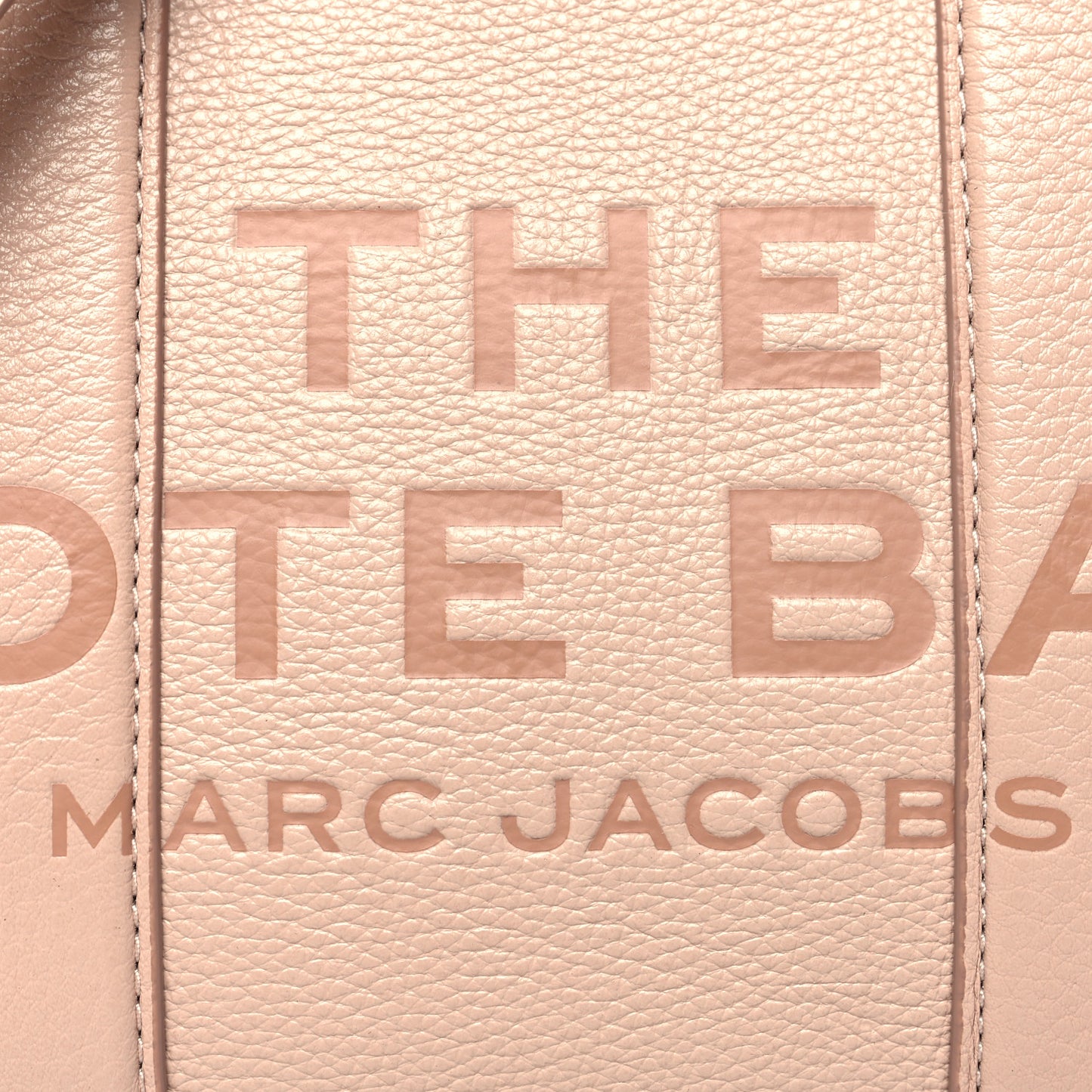 Grained Calfskin Small The Tote Bag Rose Dust