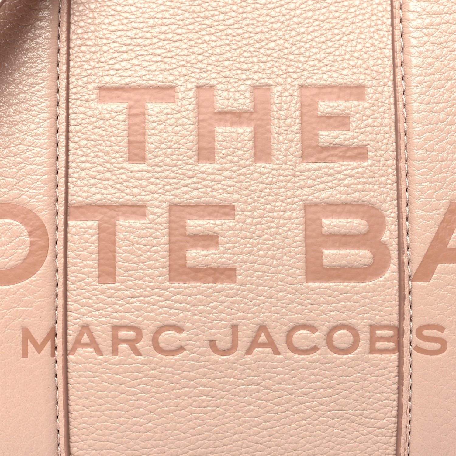 Marc Jacobs Grained Calfskin Small The Tote Bag Rose Dust 9 of 11