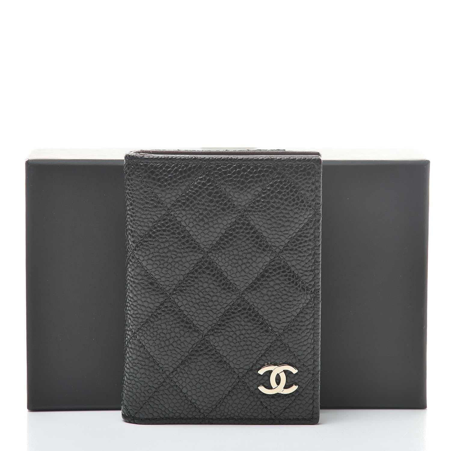Chanel Caviar Quilted Card Holder Wallet Black 8 of 8