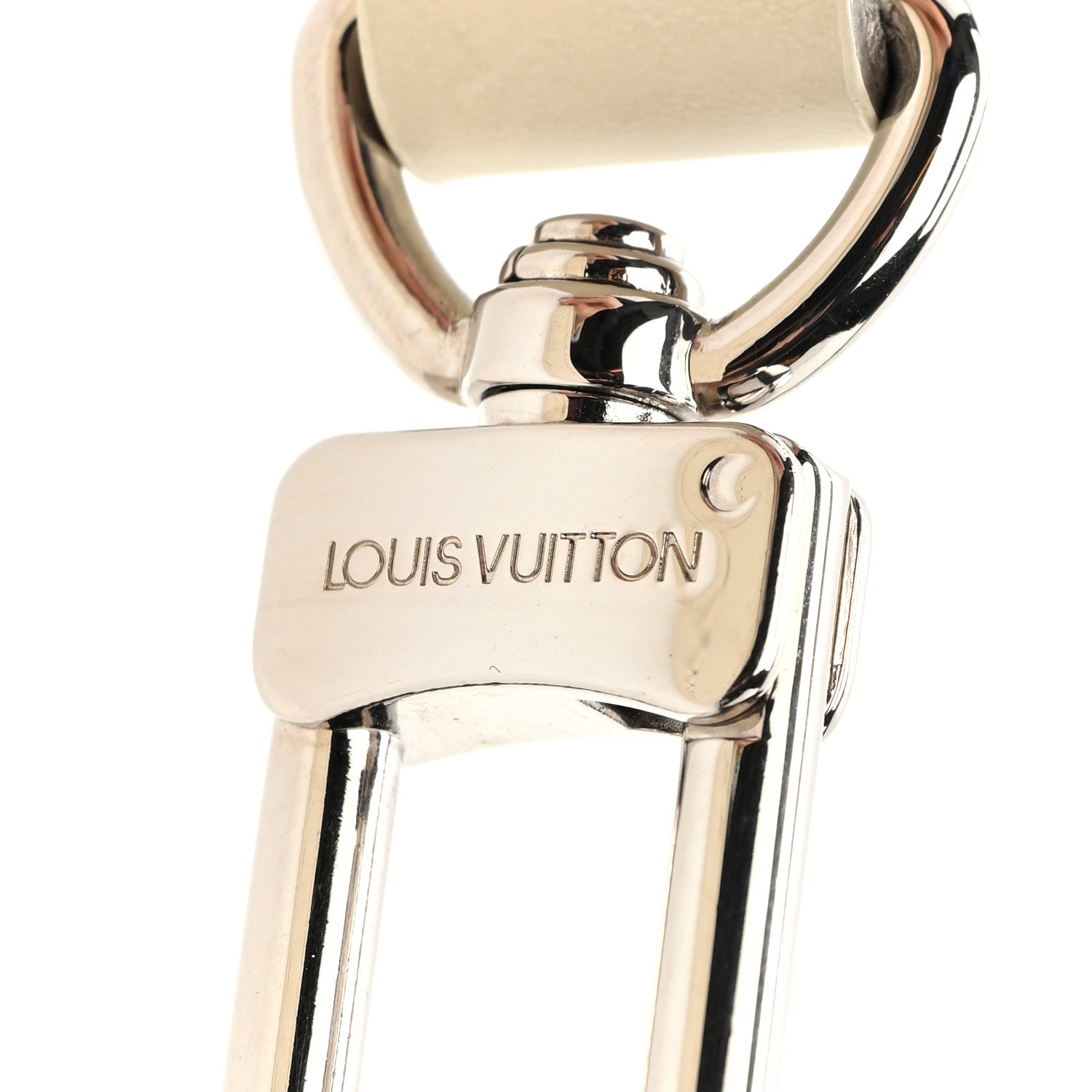 Louis Vuitton Calfskin 16mm Adjustable Shoulder Strap Ivory 3 of 3