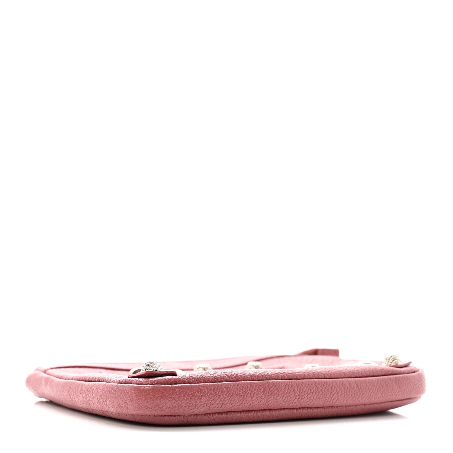 Balenciaga Agneau Giant 12 Silver Hardware M Porte-Monnaie Coin Purse Rose Bruyere 4 of 8