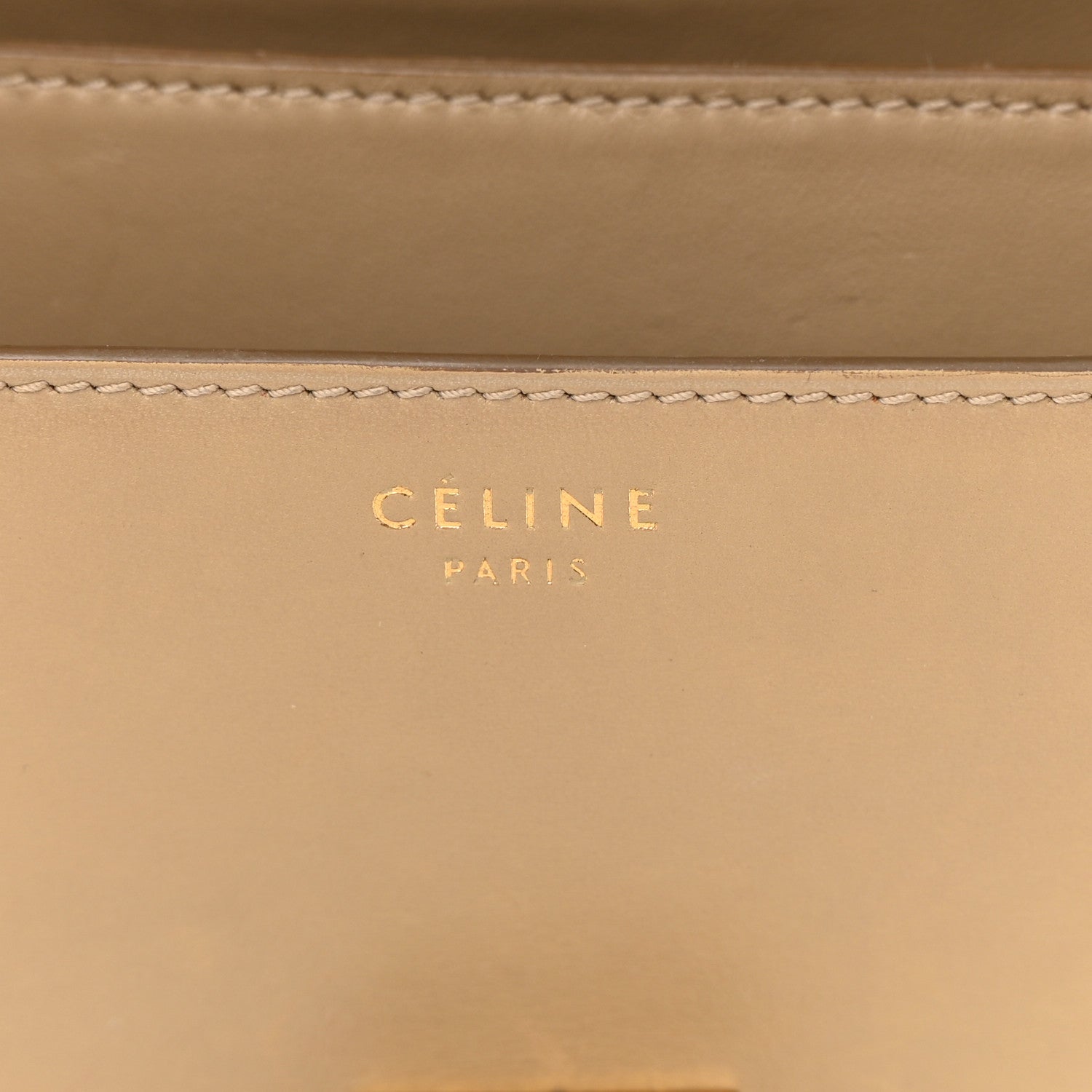 Celine Box Calfskin Medium Classic Box Flap Bag Powder 6 of 21