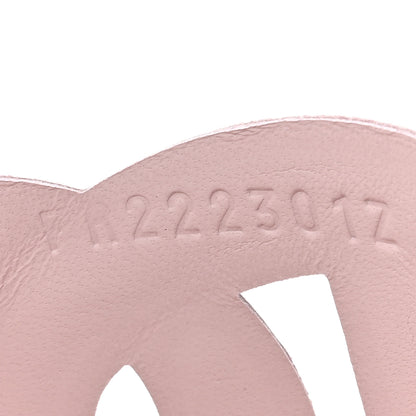 Hermes Suede Goatskin Extra Sandals 35.5 Rose Porcelain 8 of 10