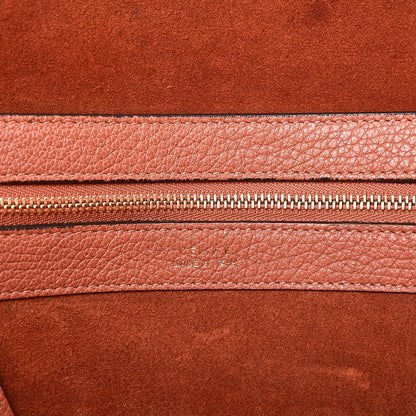 Celine Soft Grained Calfskin Small Belt Cabas Phantom Brick 7 of 16