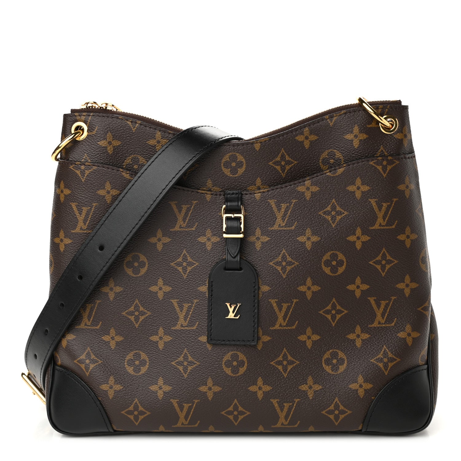 Louis Vuitton Monogram Odeon MM Black 1 of 8