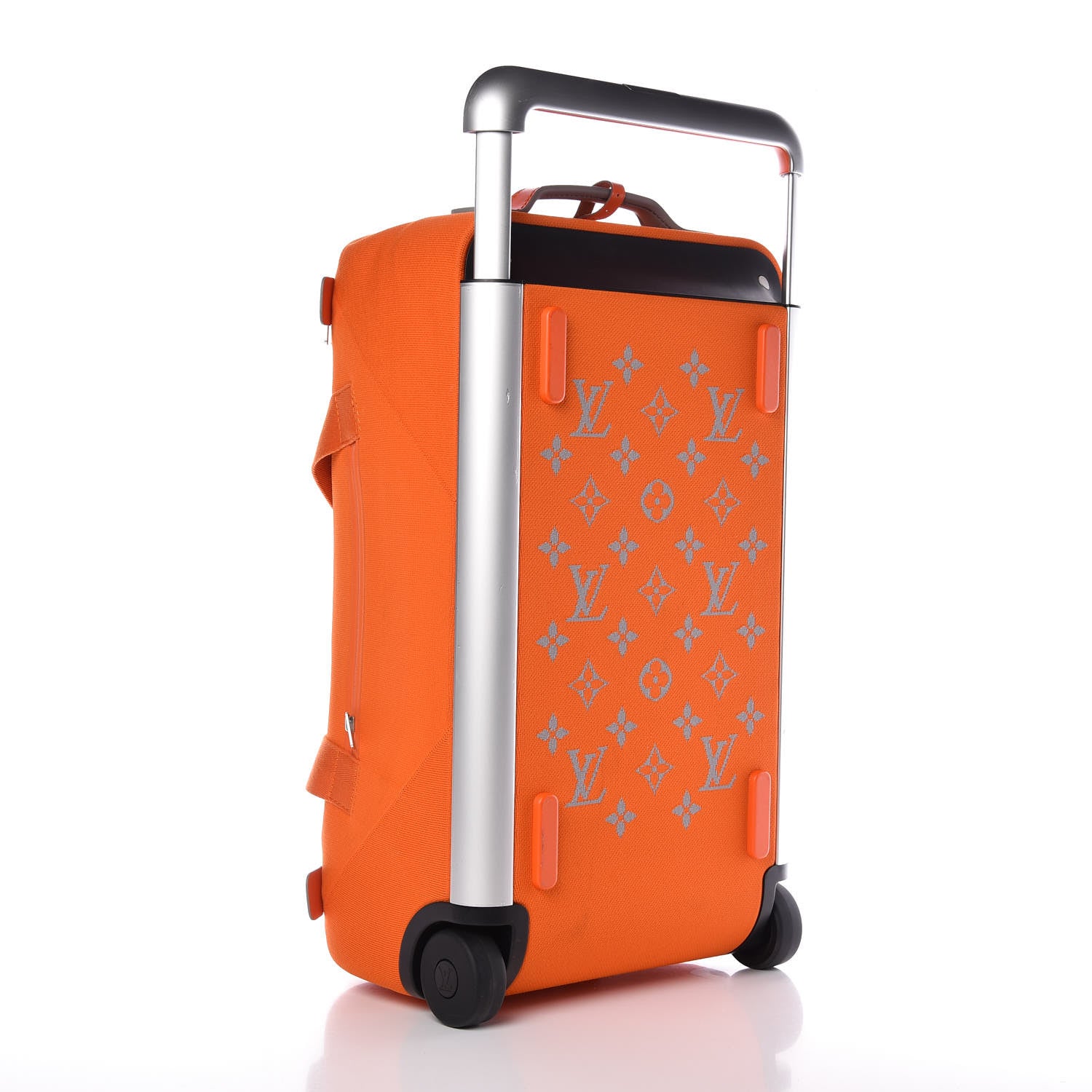 Louis Vuitton Knit Monogram Horizon Soft Duffle 55 Orange 3 of 17