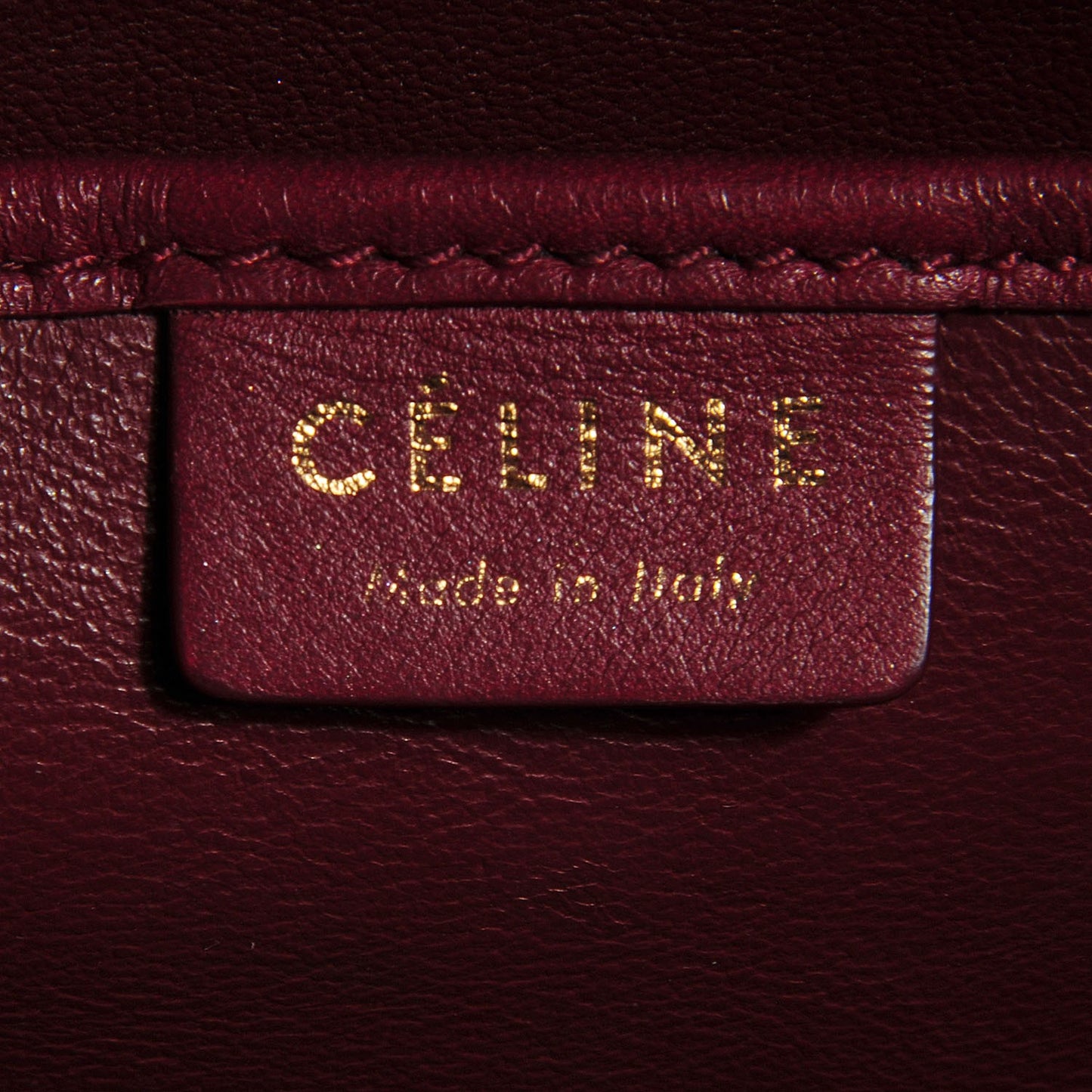 Smooth Calfskin Nano Luggage Red