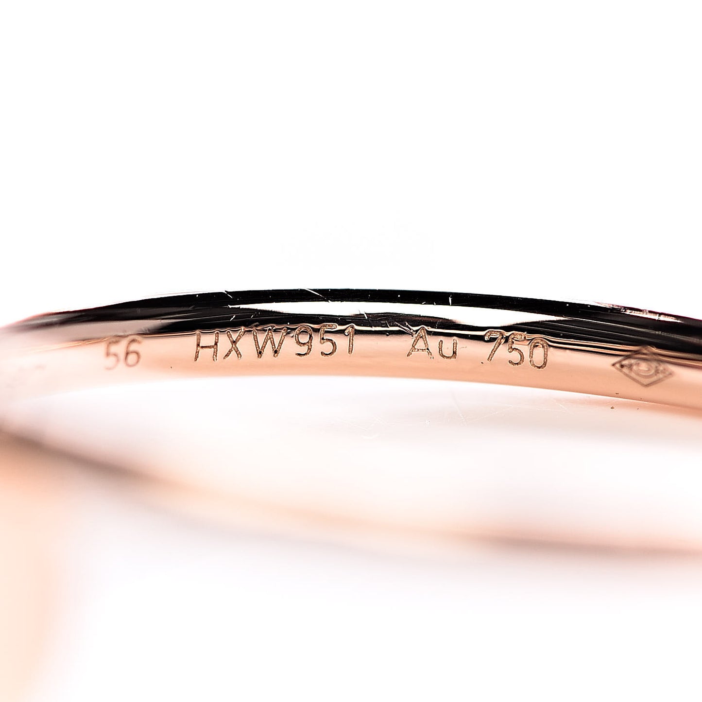 18K Pink Gold Small Juste Un Clou Ring 56 7.5