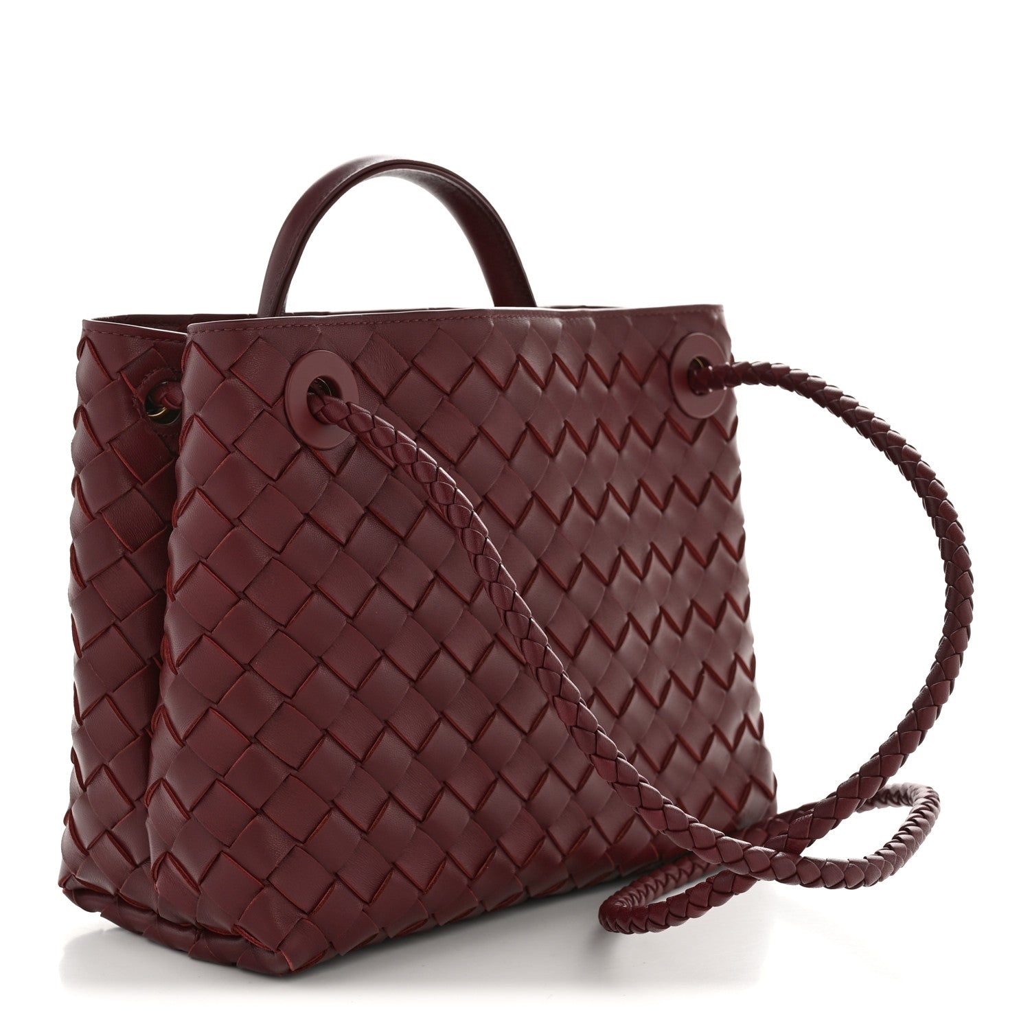 Bottega Veneta Nappa Intrecciato Small Andiamo Shoulder Bag Barolo Barolo 3 of 9
