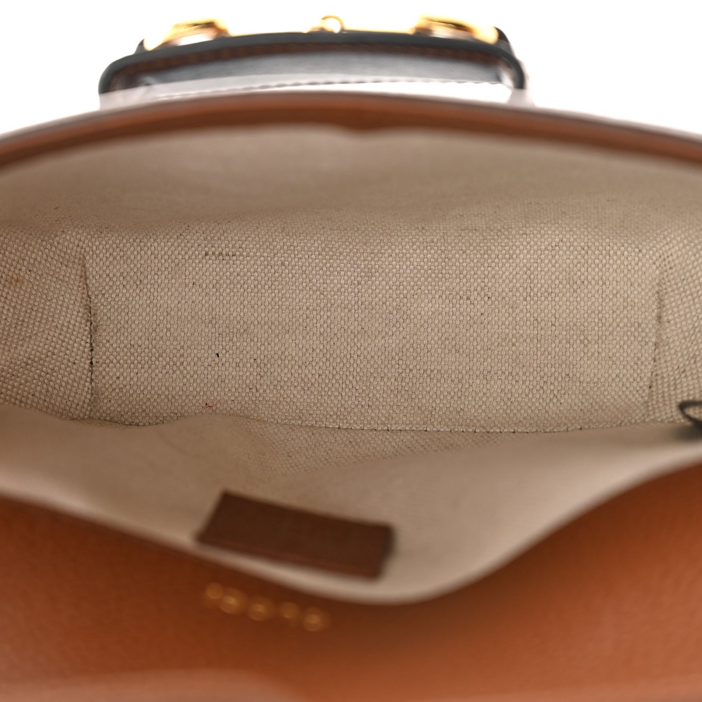 New Denim GG Monogram Dollar Calfskin Web Mini Horsebit 1955 Shoulder Bag Blue Tea Cuir Epilog