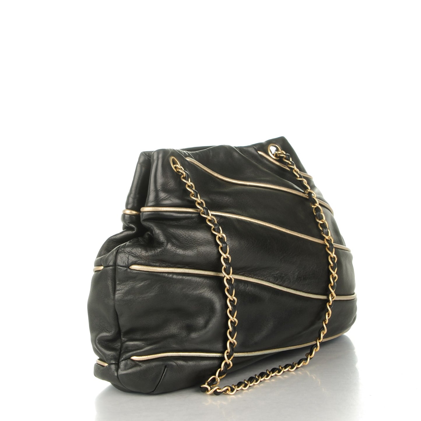 Lambskin Constructivism Tote Black