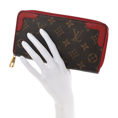 Louis Vuitton Monogram Retiro Zippy Wallet Cherry 2 of 17