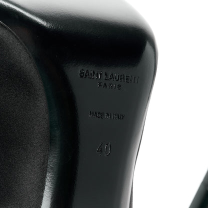 Saint Laurent Satin Crystal Martinique 110 Pump 40 Black 6 of 9