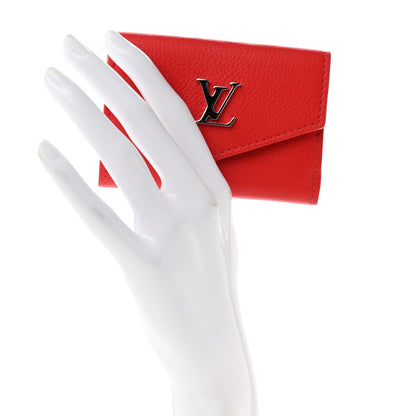 Louis Vuitton Calfskin Lockmini Wallet Kabuki 2 of 7