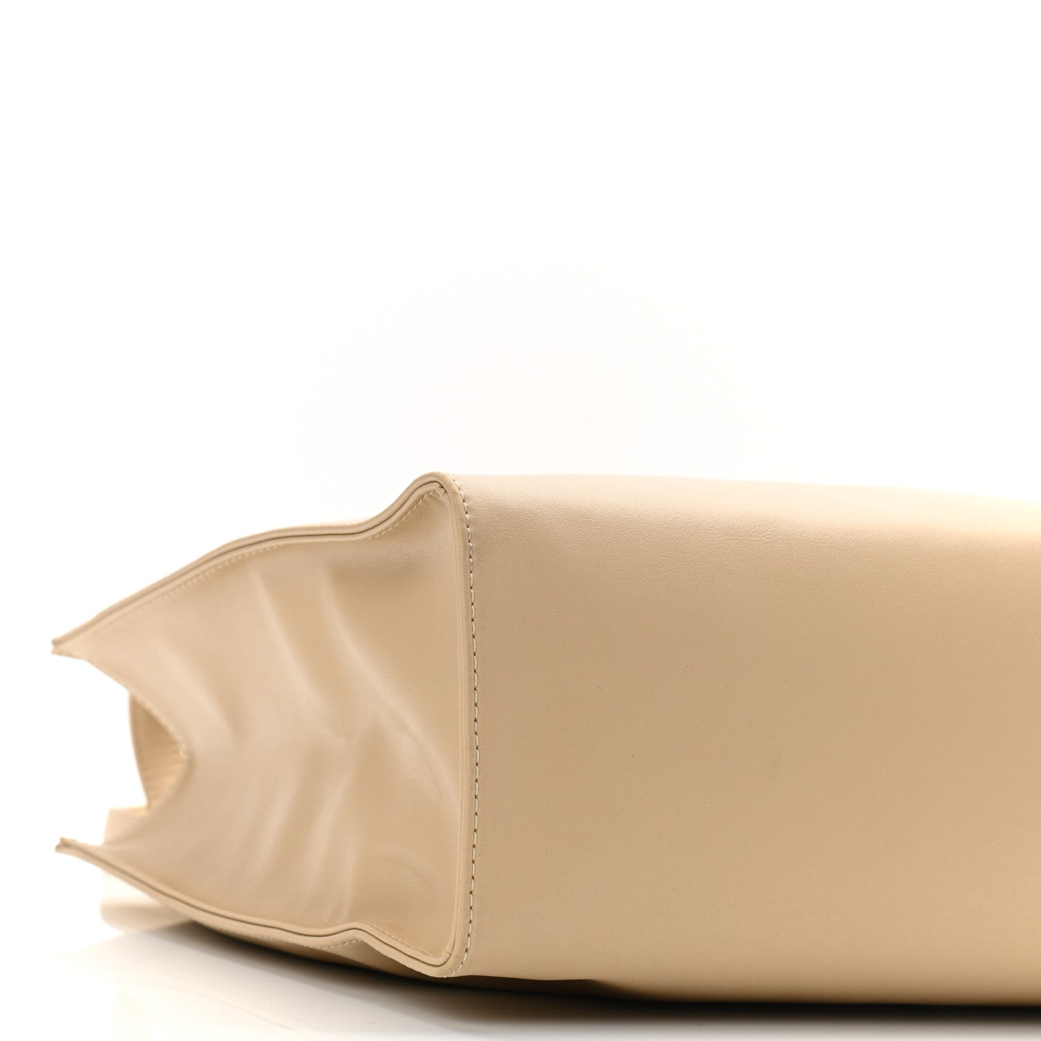 Telfar Vegan Leather Medium Shopping Bag Cream 9 of 10