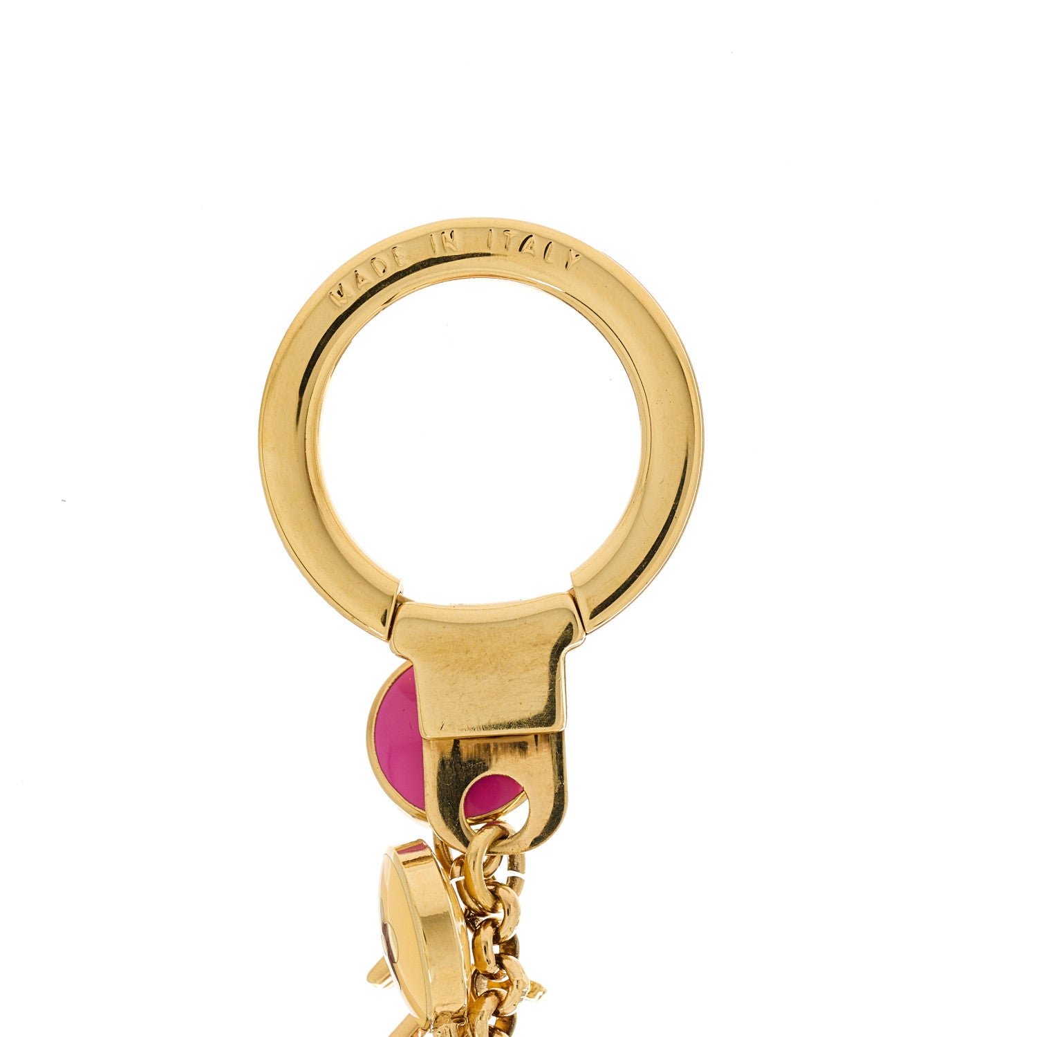 Louis Vuitton Metal Enamel Pastilles Key Chain Bag Charm Multicolor 3 of 3