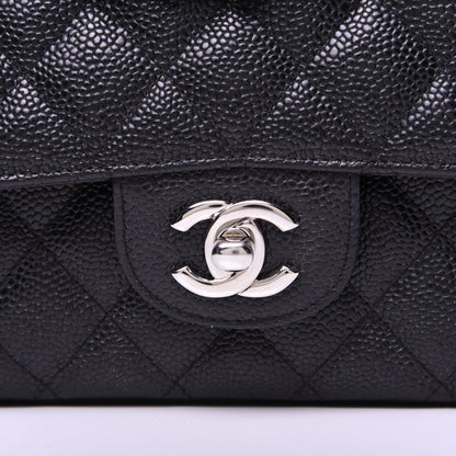 Chanel Caviar Quilted Medium Double Flap Black 11 of 14