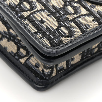 Christian Dior Oblique 30 Montaigne 2-In-1 Pouch Blue 11 of 16