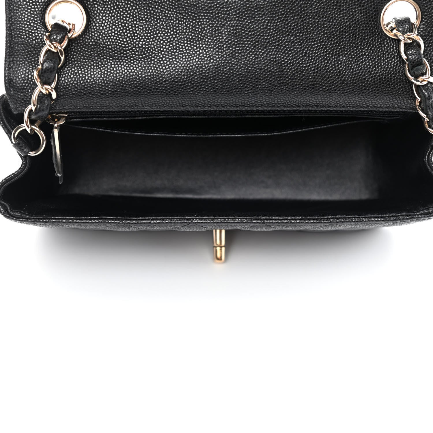 Chanel Caviar Quilted Mini Rectangular Flap Black 4 of 4