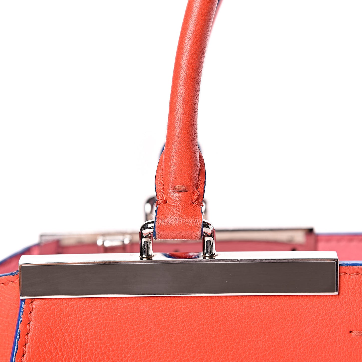 Vitello Dolce Shiny Nappa Petite 3Jours Tote Papavero