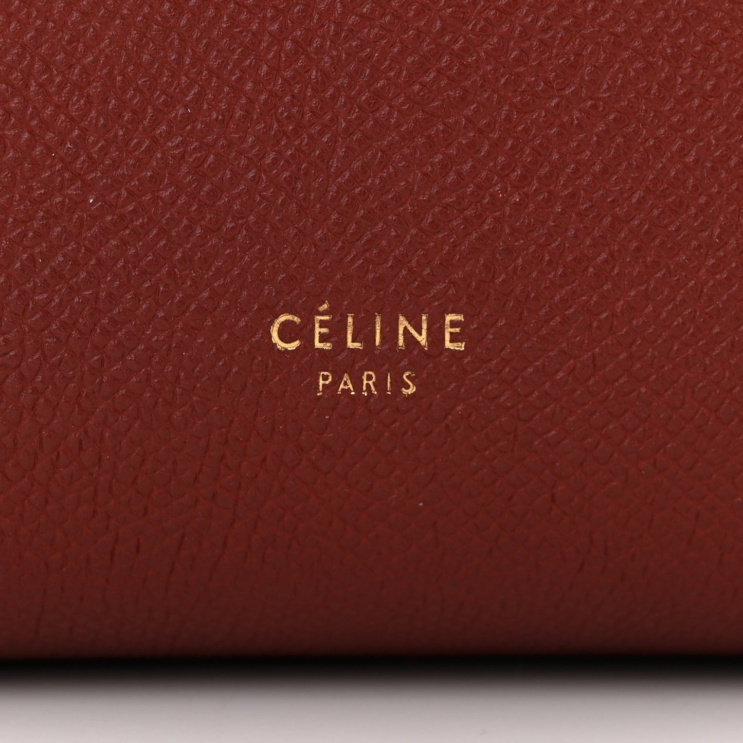 Baby Grained Calfskin Micro Belt Bag Ruby