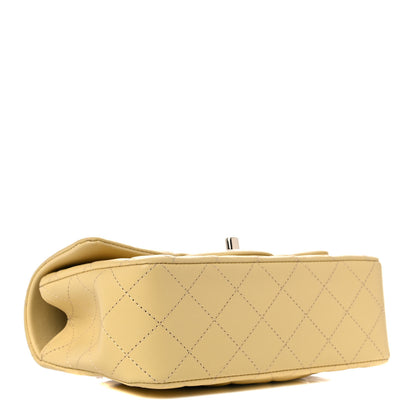 Chanel Lambskin Quilted Mini Top Handle Rectangular Flap Yellow 4 of 10