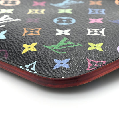 Louis Vuitton Monogram Multicolor Key Pouch Black Grenade 8 of 11