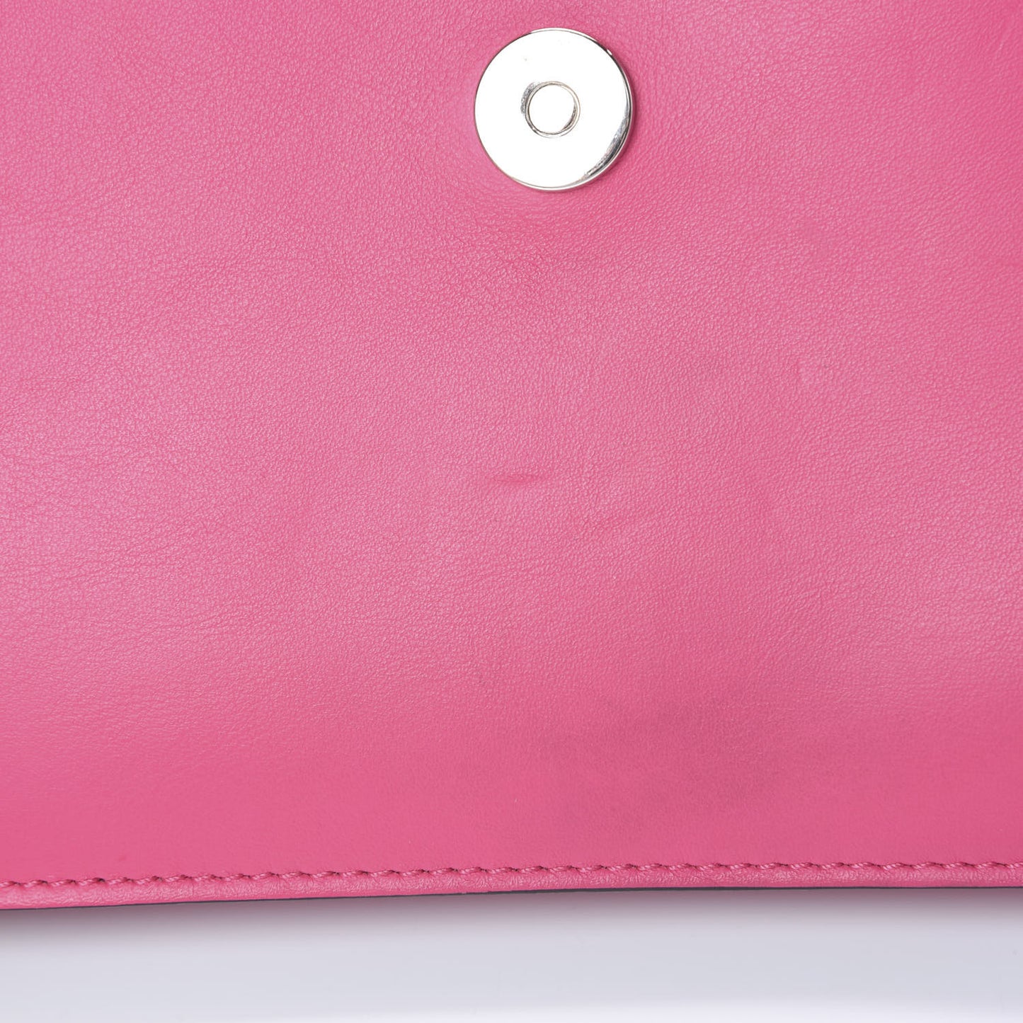 Suede Calfskin Small Faye Shoulder Bag Fuchsia Rose