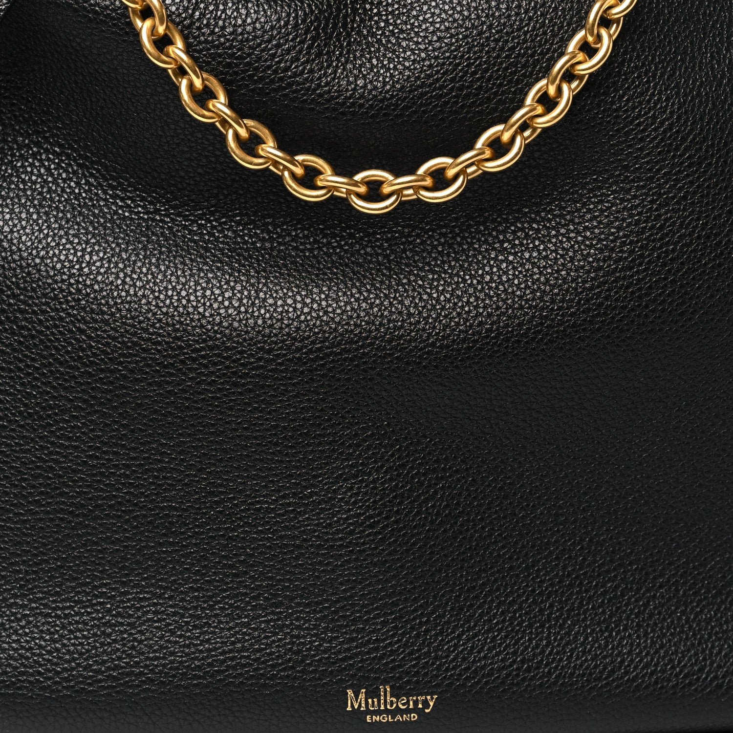 Mulberry Small Classic Grain Calfskin Leighton Black 7 of 10