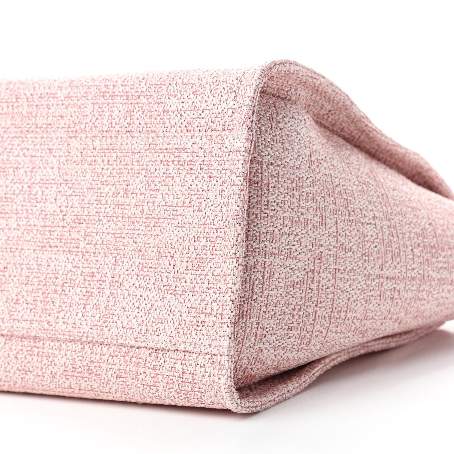Chanel Lurex Boucle Deauville Medium Tote Pink 7 of 10