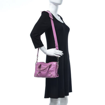 Balenciaga Agneau Giant 12 Silver Hardware Mini City Rose Berlingot 2 of 14