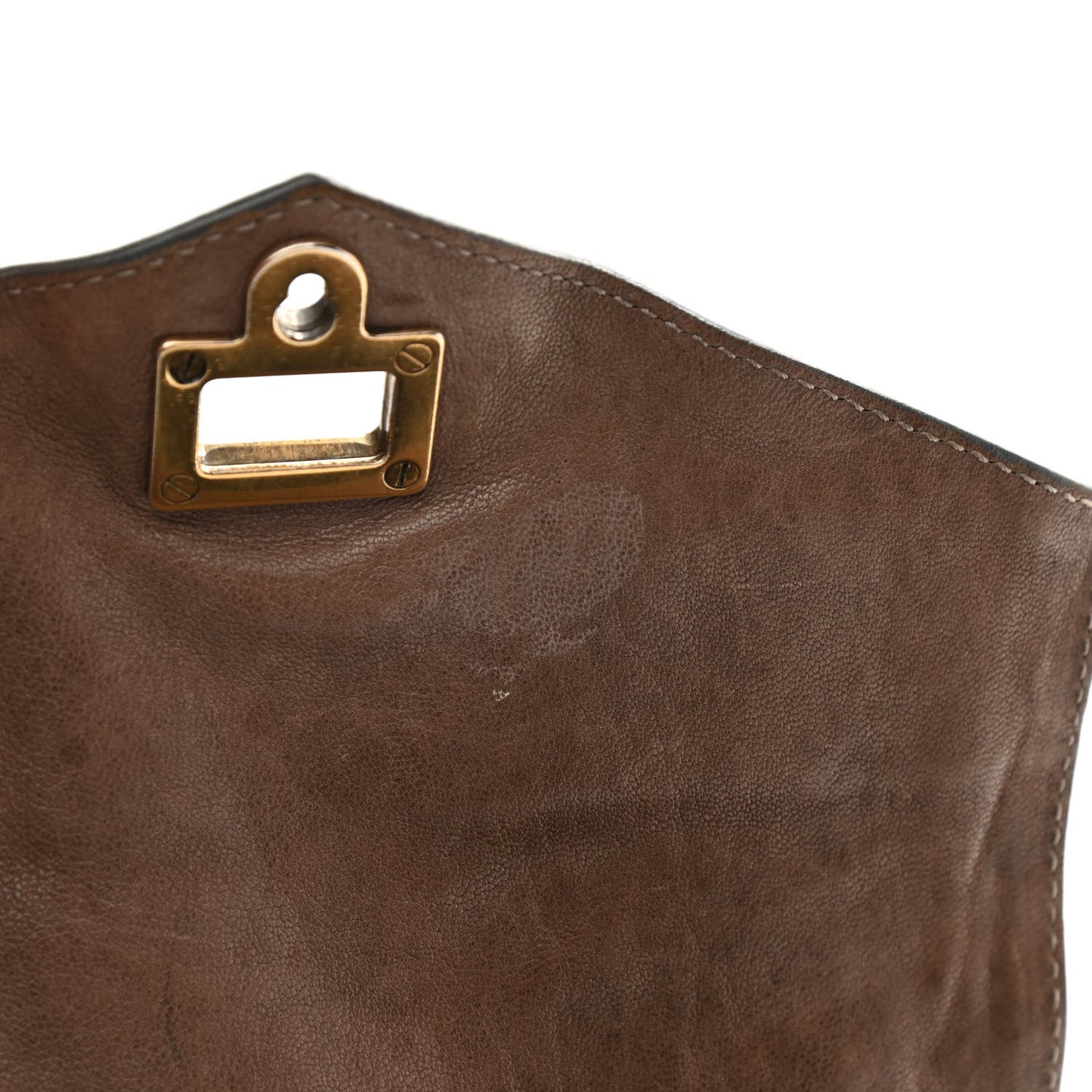 Lambskin PS1 Mini Pouch Messenger Bag Saddle