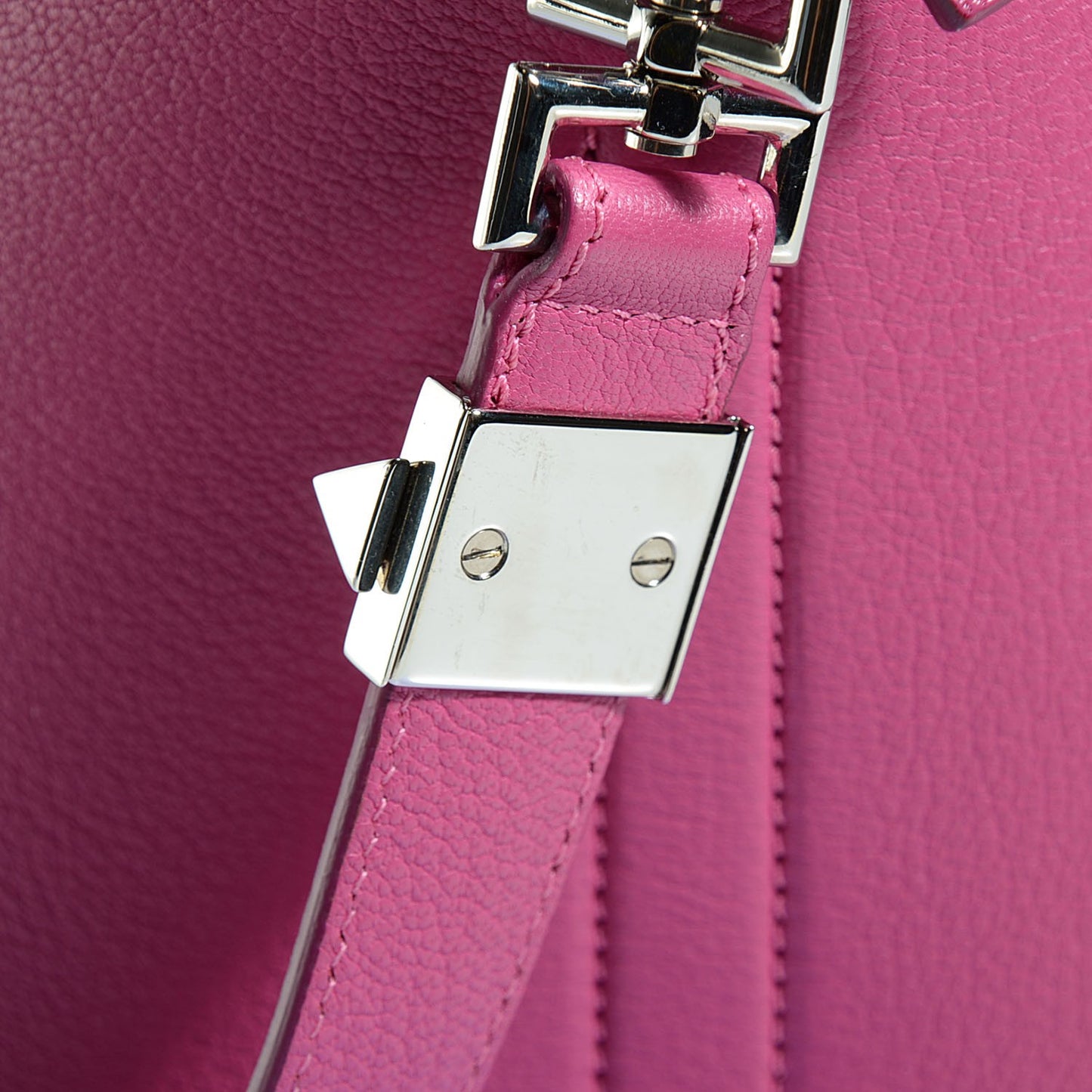Sugar Goatskin Small Antigona Fuchsia