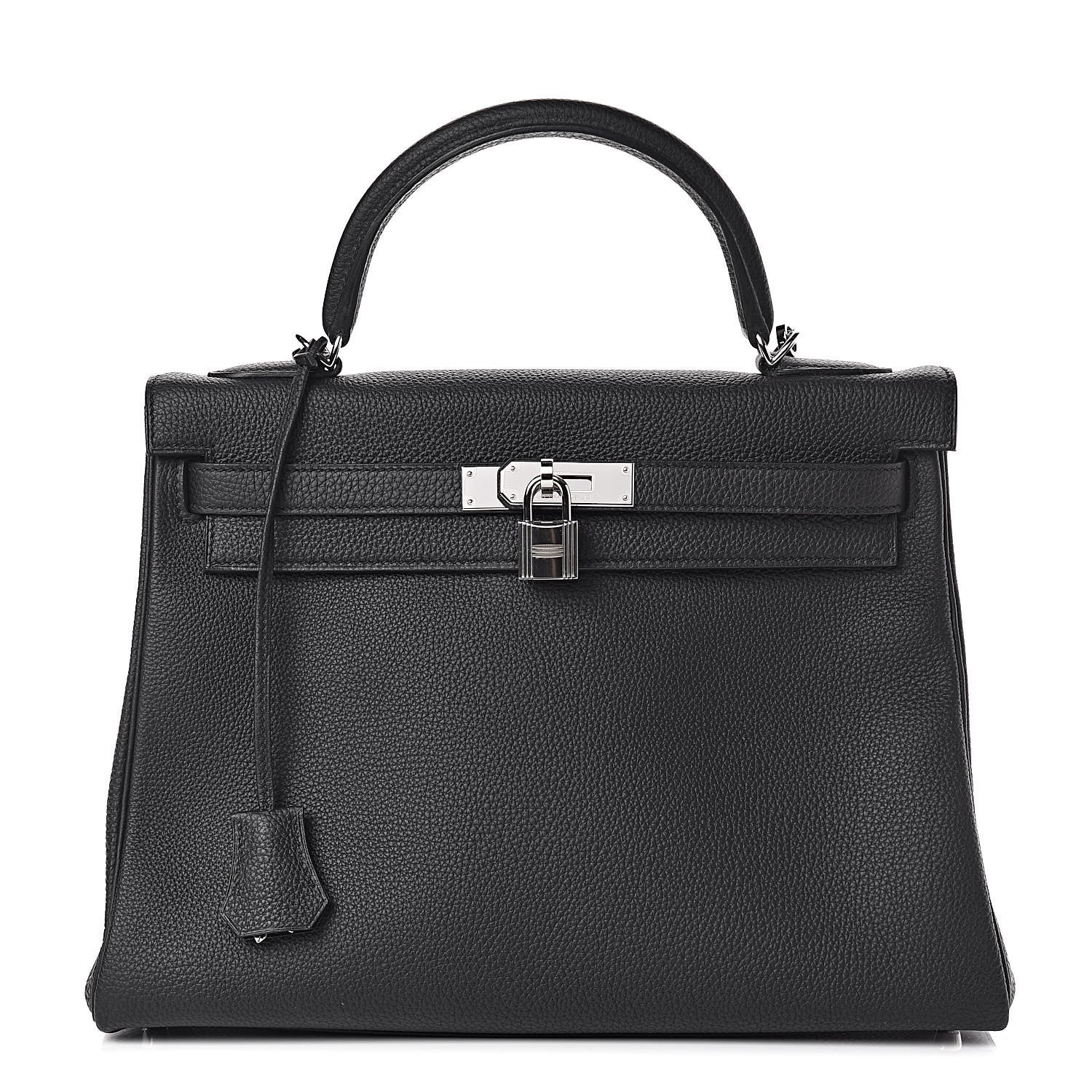 Hermes Togo Kelly Retourne 32 Black 1 of 41