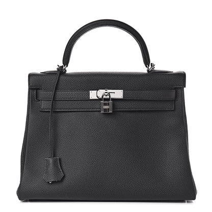 Hermes Togo Kelly Retourne 32 Black 1 of 41