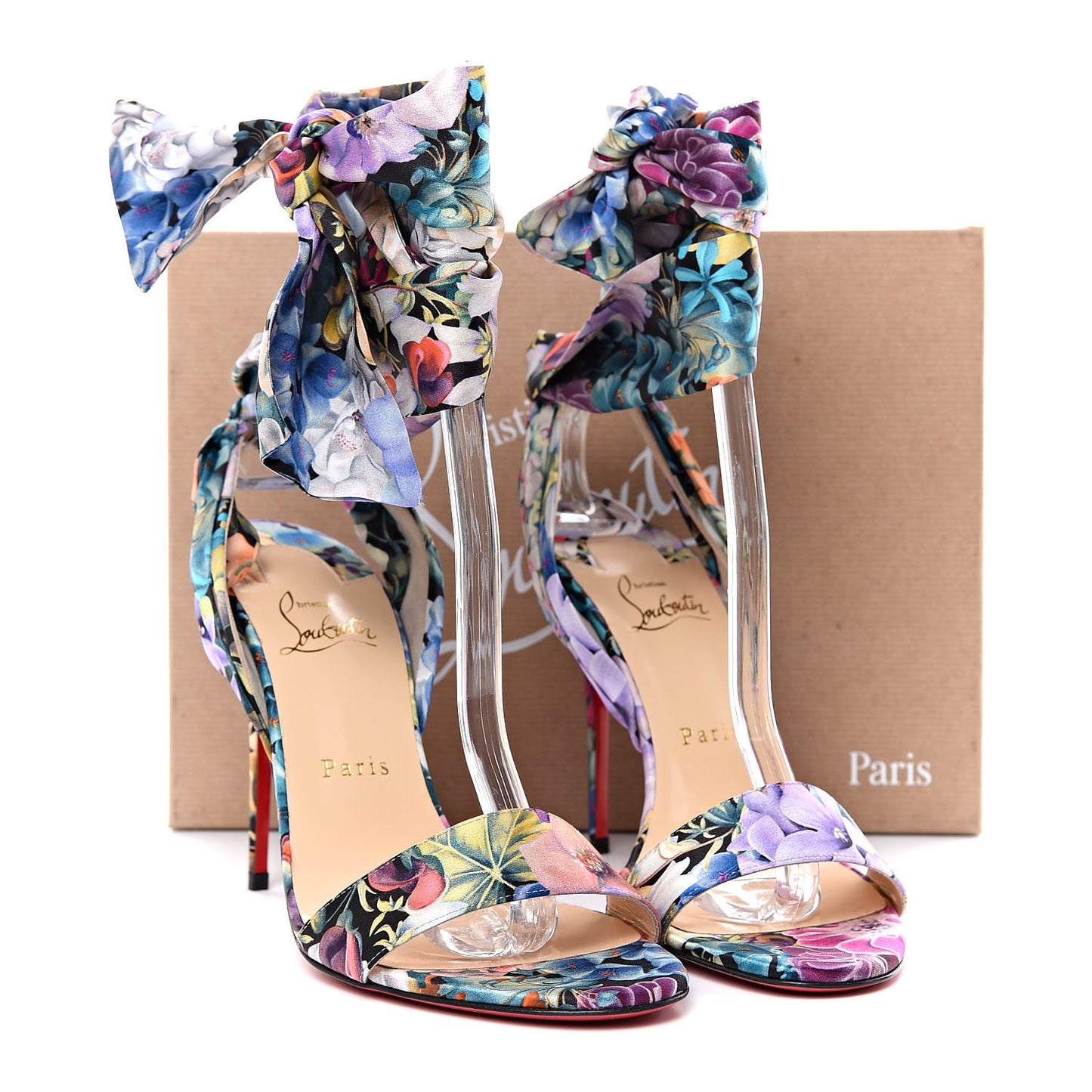 Satin Flower Power Du Desert 100 Sandal 39.5 Multicolor
