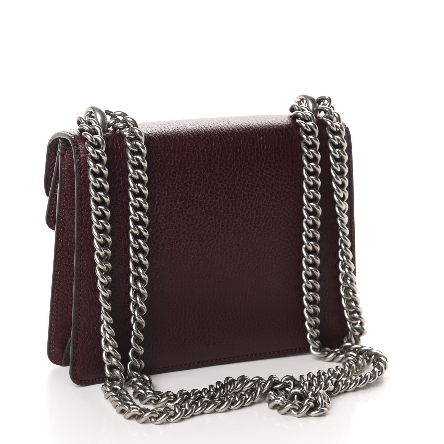 Gucci Dollar Calfskin Crystal Mini Dionysus Shoulder Bag Vintage Bordeaux 2 of 11