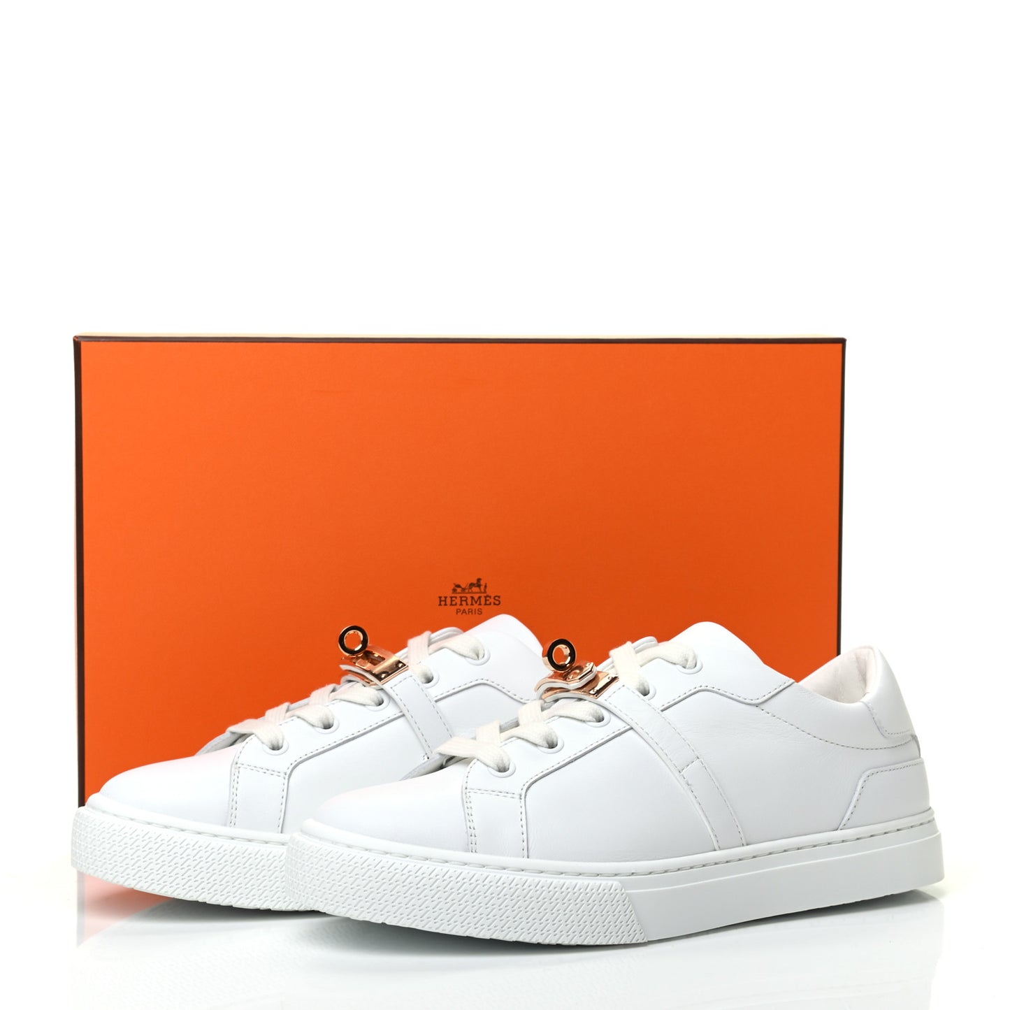 Calfskin Day Sneakers 36 White
