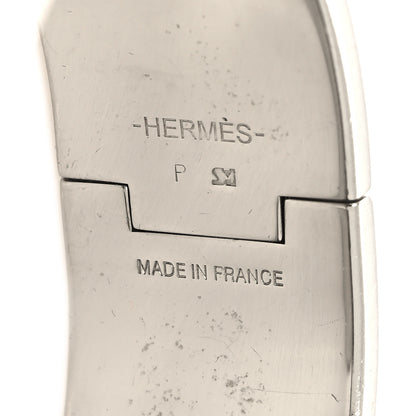 Hermes Enamel Wide Clic Clac H Bracelet GM Black 5 of 5