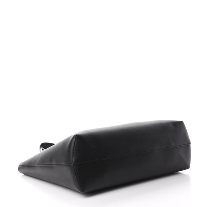 Fendi Vitello Vienna Enamel F is Fendi Shopping Tote Black Taupe 4 of 10
