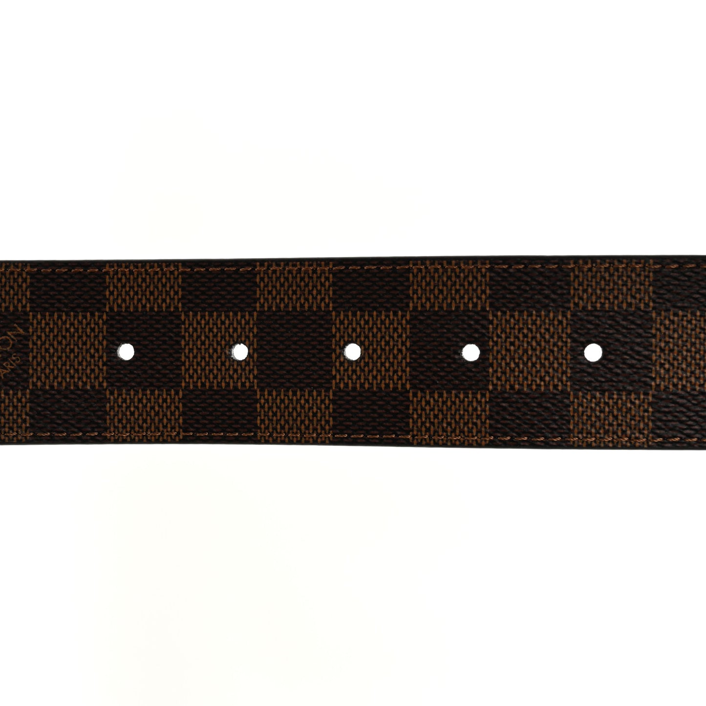 Damier Ebene 40mm LV Initiales Belt 80 32