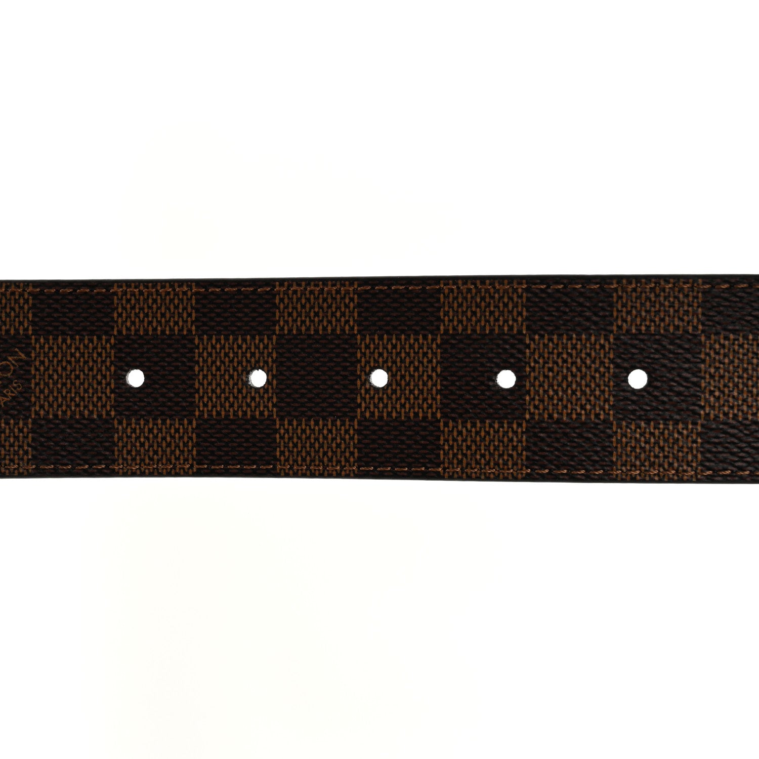 Louis Vuitton Damier Ebene 40mm LV Initiales Belt 80 32 3 of 6