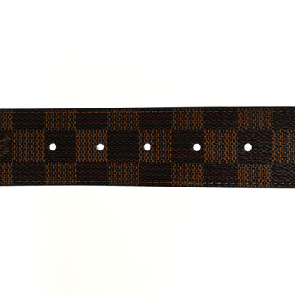 Louis Vuitton Damier Ebene 40mm LV Initiales Belt 80 32 3 of 6